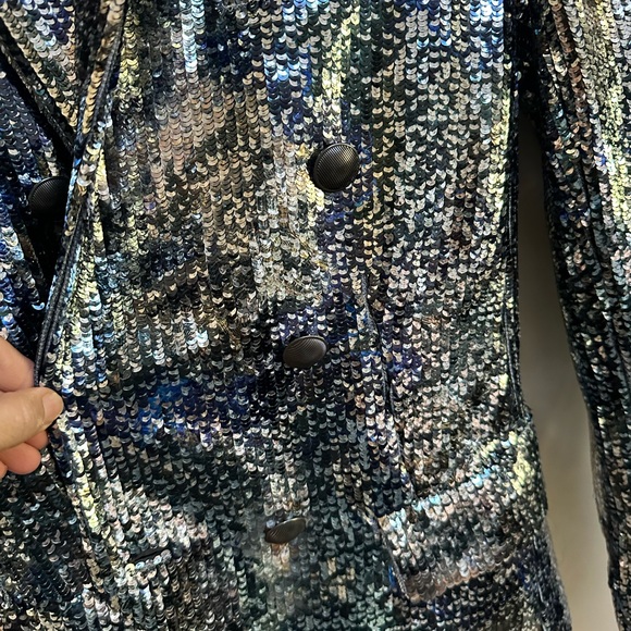 L’Agence Sequin Blazer Jacket - Picture 8 of 11